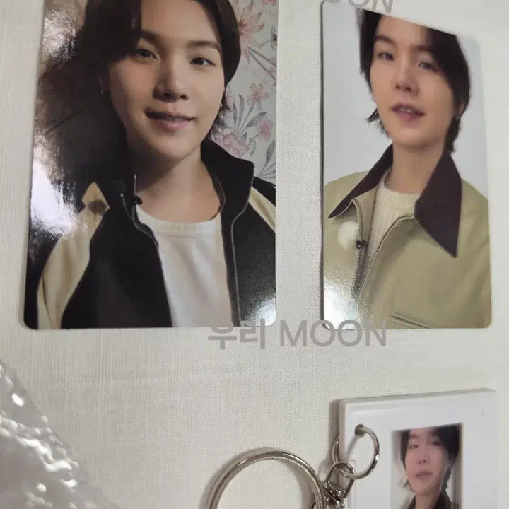 [BUNJANG] BTS Suga Photocard + Keyring Set / 방탄소년단 아리랑 Arirang 슈가 윤기 포토카드 + 키링 세트
