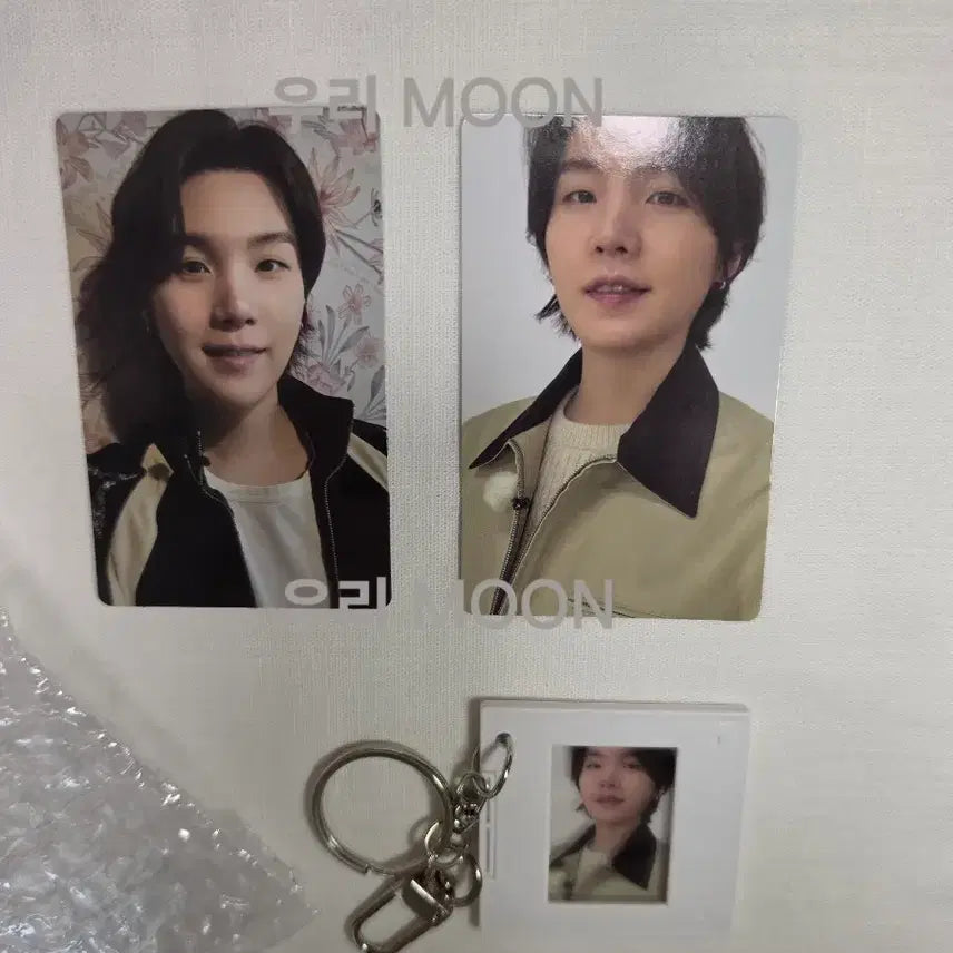 [BUNJANG] BTS Suga Photocard + Keyring Set / 방탄소년단 아리랑 Arirang 슈가 윤기 포토카드 + 키링 세트