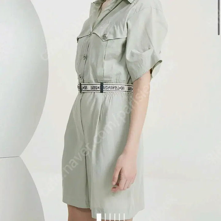 [BUNJANG] Time Linen Blend Jumpsuit / 한섬 타임 린넨블랜드 점프슈트