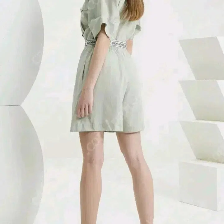 [BUNJANG] Time Linen Blend Jumpsuit / 한섬 타임 린넨블랜드 점프슈트