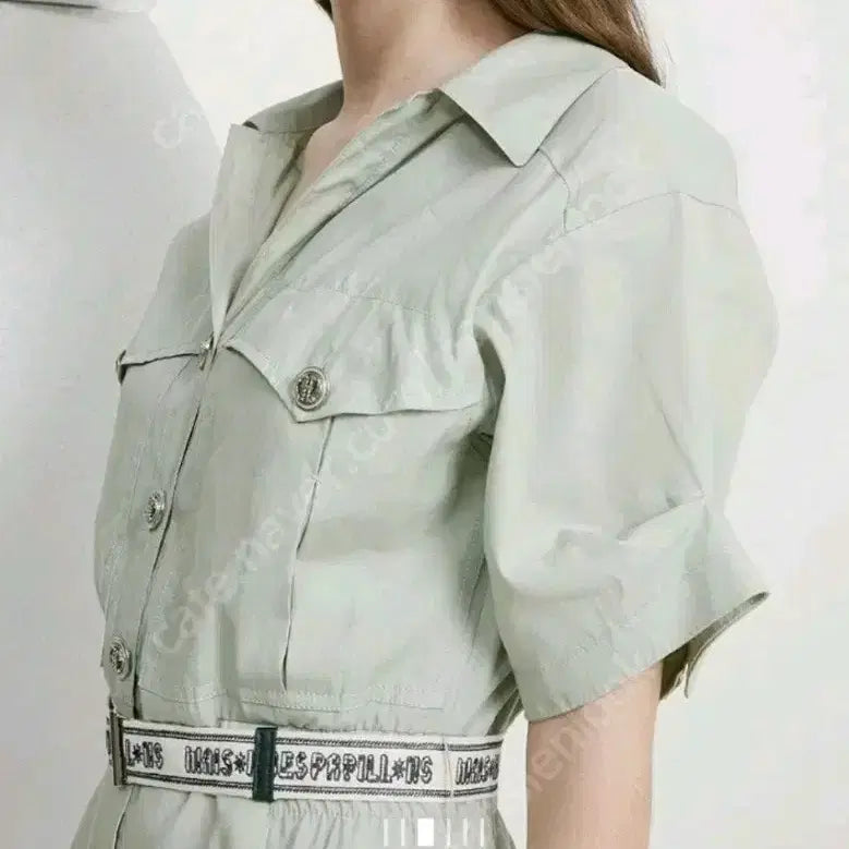 [BUNJANG] Time Linen Blend Jumpsuit / 한섬 타임 린넨블랜드 점프슈트