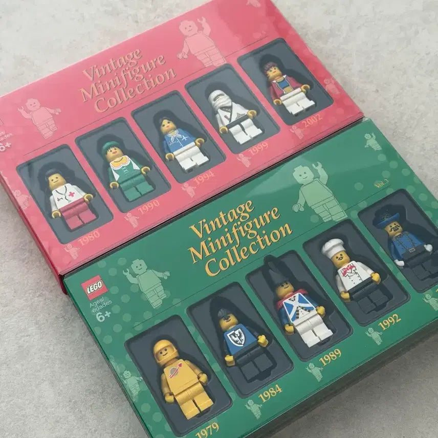 [BUNJANG] LEGO Vintage Minifigure Collection Set (Vol. 2 + Vol. 3) / 레고 빈티지 미니피규어 컬렉션 세트 (Vol.2 + Vol.3)