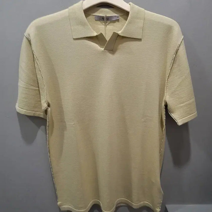 [BUNJANG] Series Garment-Dyed Cotton Knit T-shirt / 시리즈 가먼트다잉 코튼 니트 티셔츠 새제품