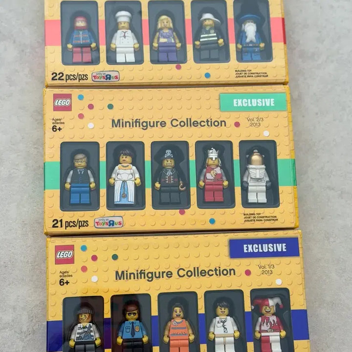 [BUNJANG] LEGO Minifigure Collection 2013 Limited Edition 1-3 Full Set (Toys"R"Us Exclusive) / 레고 미니피규어 컬렉션 2013 한정판 1~3 풀세트 (토이저러스)