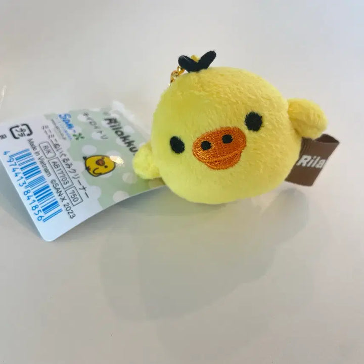[BUNJANG] San-X Kiiroitori Mini Doll Keychain 4cm / 새상품) 키이로이토리 미니 인형 키링 4cm 산엑스 액정클리너 일본정품
