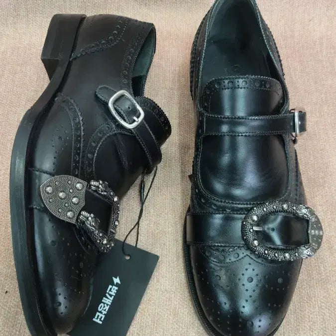 [BUNJANG] Gucci Dionysus Bee Brogue Monk Strap Shoes / (정품) 구찌 디오니서스 꿀벌 브로그 몽크 스트랩 7사이즈 260~265