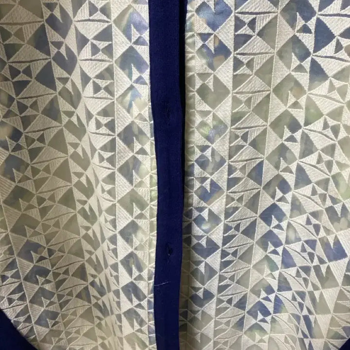 [BUNJANG] Luxe Relaxing Navy Pattern Cardigan / 럭스 리렉싱 luxe relaxing 네이비 패턴 가디건 니트