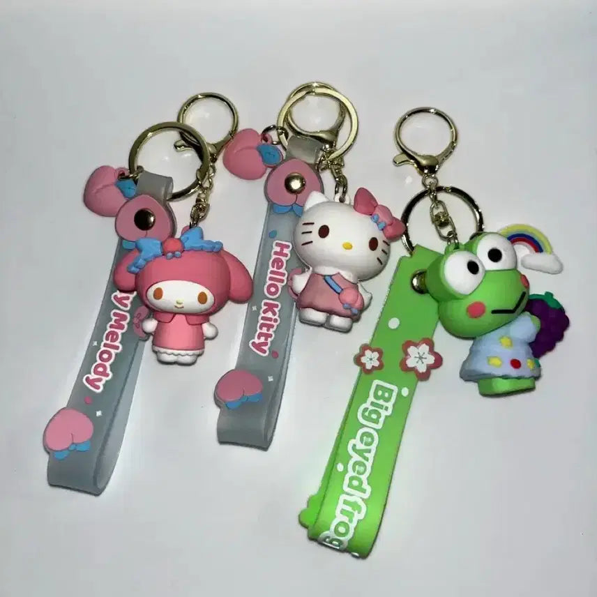 [BUNJANG] Sanrio Bundle Keychains (Keroppi, Hello Kitty, My Melody) / 산리오 키링일괄 (케로피/헬로키티/마이멜로디)