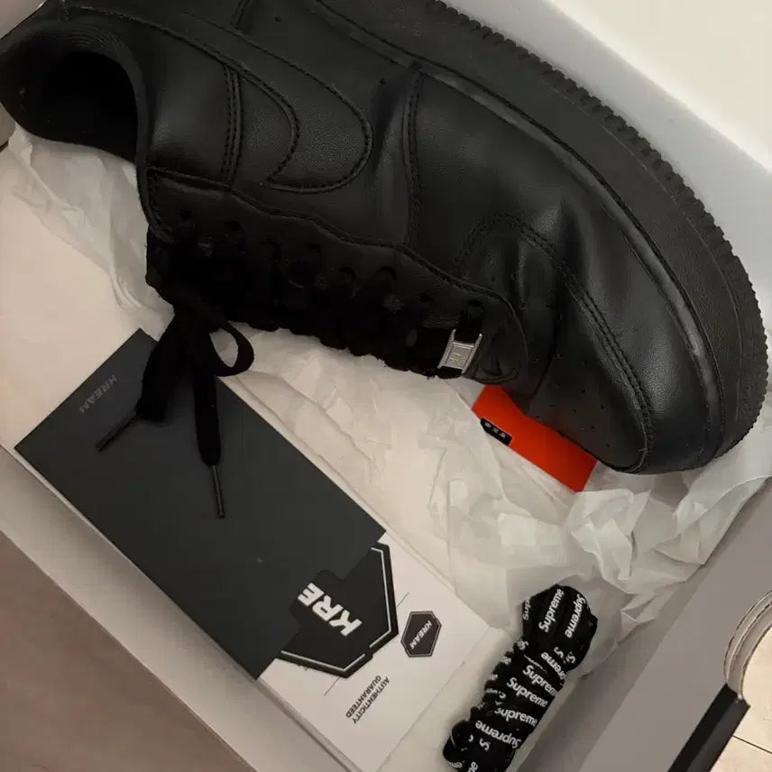 [BUNJANG] Supreme Force Black Sneakers / 슈프림포스 블랙 290