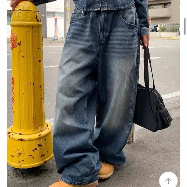 [BUNJANG] DangDangGirl Wide Pants / 빅사이즈 당당걸 와이드팬츠
