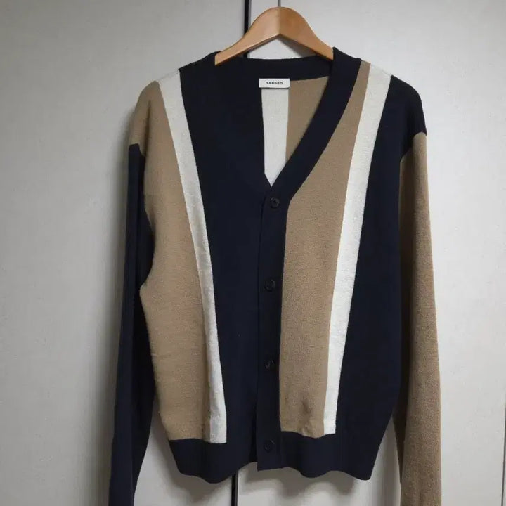 [BUNJANG] Sandro Colorblock Cardigan / 산드로 sandro 배색 가디건