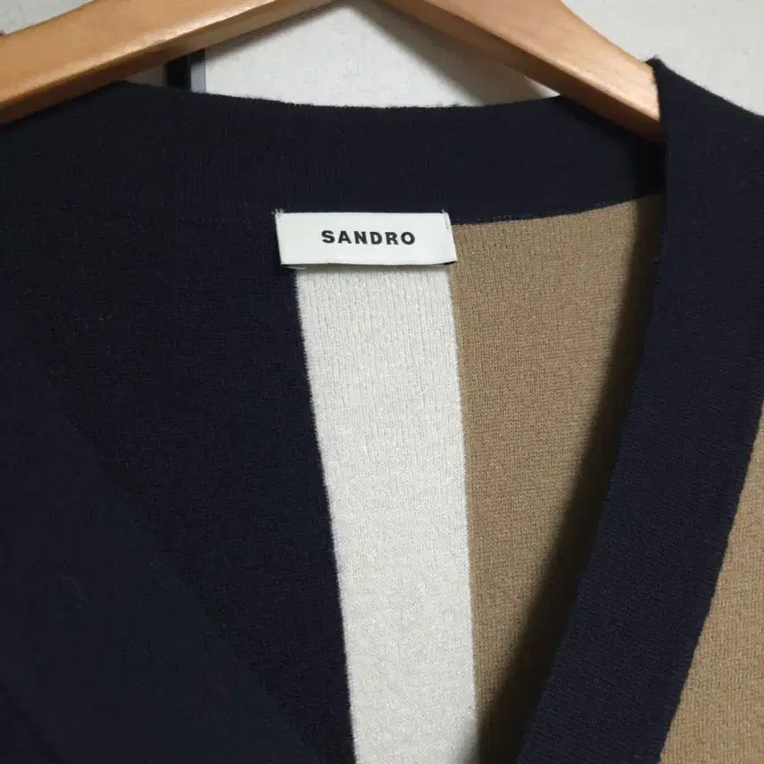 [BUNJANG] Sandro Colorblock Cardigan / 산드로 sandro 배색 가디건