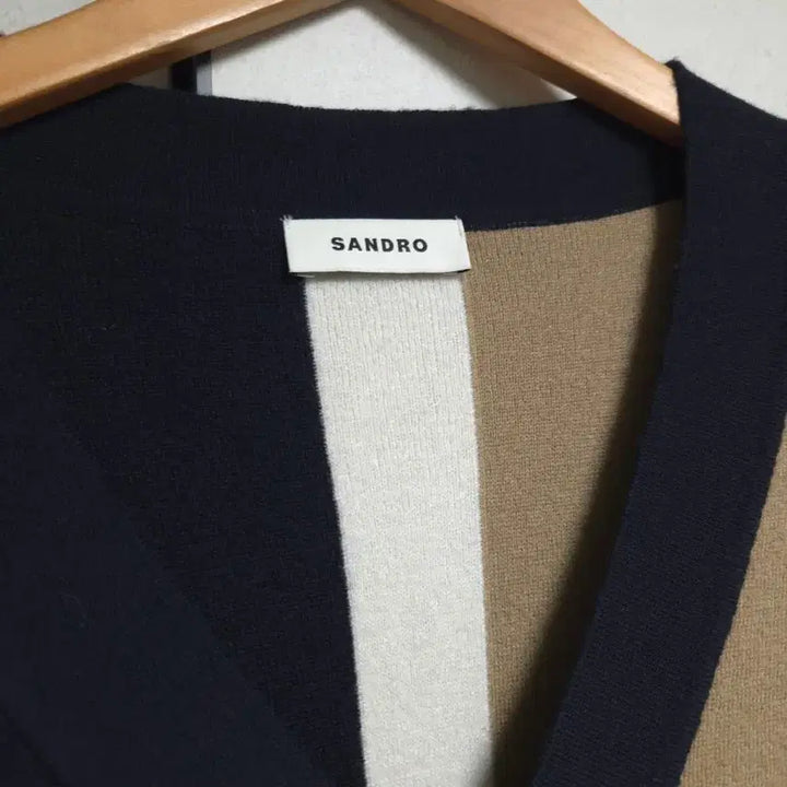 [BUNJANG] Sandro Colorblock Cardigan / 산드로 sandro 배색 가디건