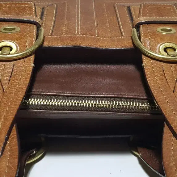 [BUNJANG] COACH Genuine Water Buffalo Leather Tote Bag (Large) / COACH 천연 물소가죽 토트백(큰가방)