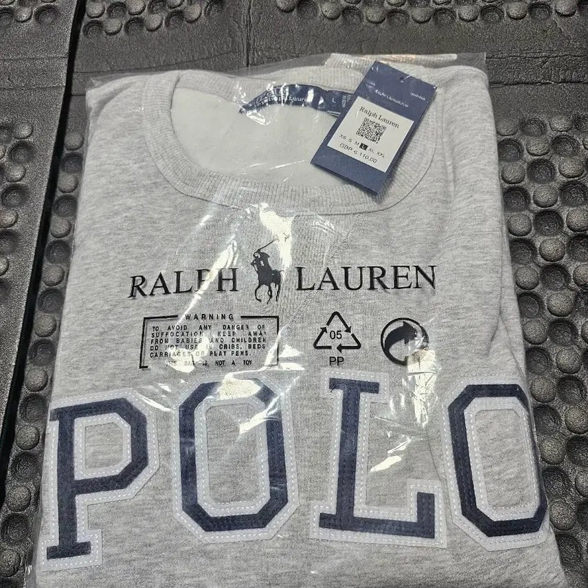 [BUNJANG] Polo Ralph Lauren Gray Crewneck Sweatshirt / 폴로 랄프로렌 맨투맨 그레이 새상품L