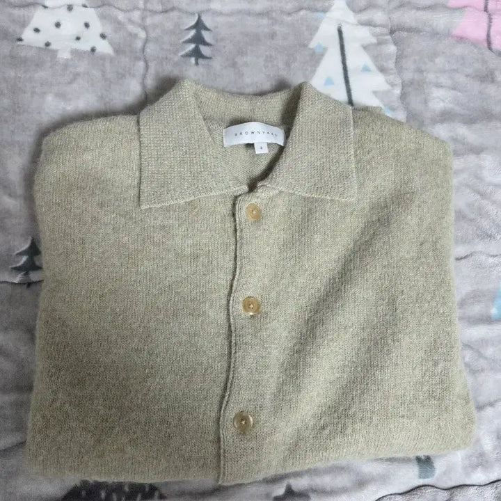 [BUNJANG] Brownyard Alpaca Collar Cardigan / 브라운야드 알파카 카라 가디건