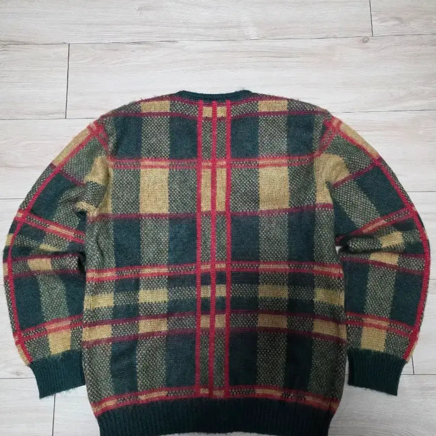 [BUNJANG] Needles Tartan Check Mohair Cardigan / [L] 니들스 타탄 체크 모헤어 가디건 팝니다