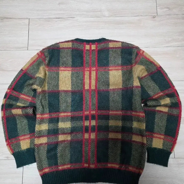 [BUNJANG] Needles Tartan Check Mohair Cardigan / [L] 니들스 타탄 체크 모헤어 가디건 팝니다