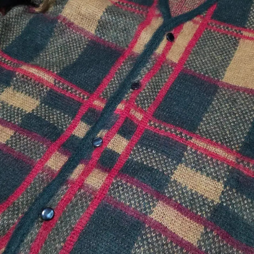 [BUNJANG] Needles Tartan Check Mohair Cardigan / [L] 니들스 타탄 체크 모헤어 가디건 팝니다