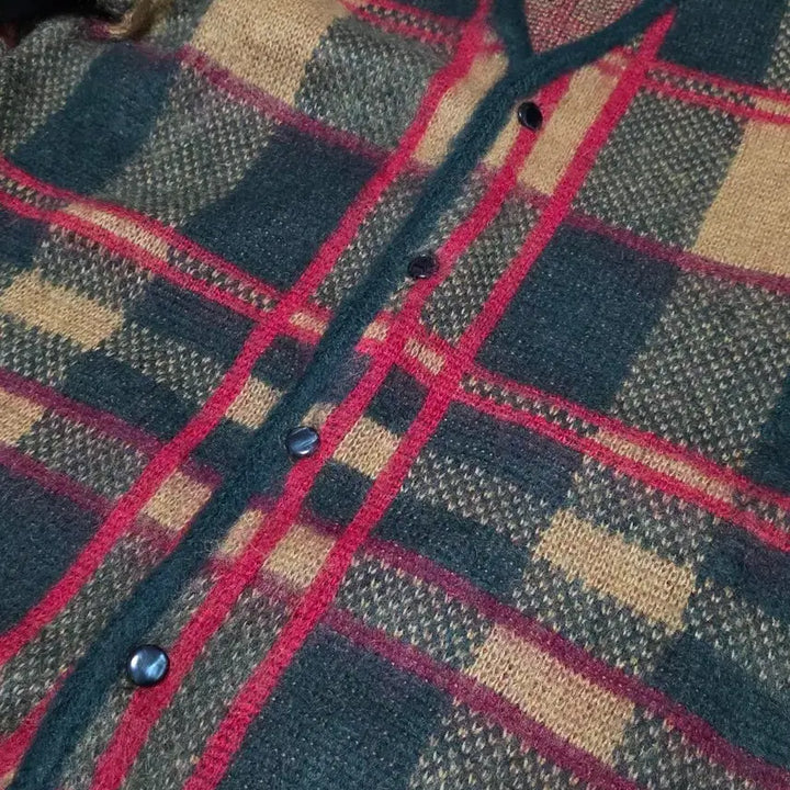 [BUNJANG] Needles Tartan Check Mohair Cardigan / [L] 니들스 타탄 체크 모헤어 가디건 팝니다