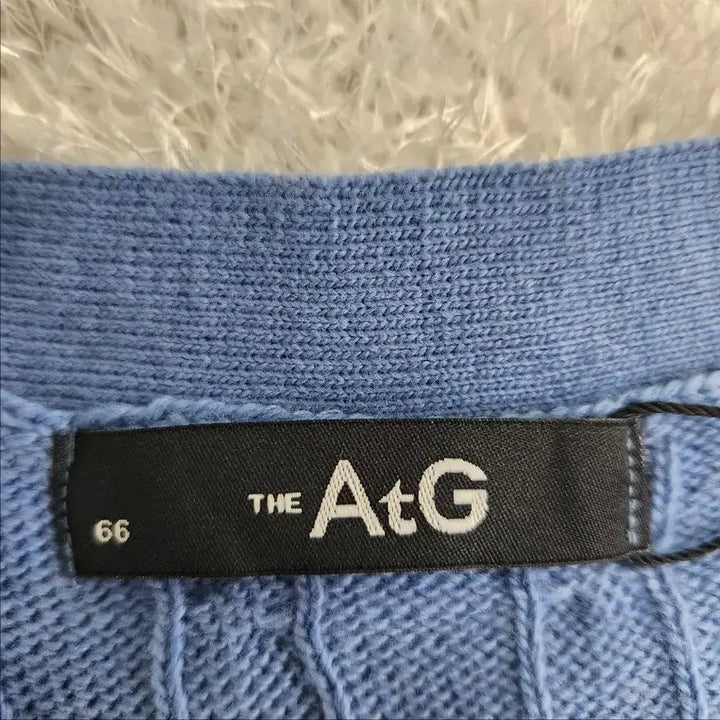 [BUNJANG] [새상품] THE AtG 24FW 여성 케이블 니트 가디건 (소라색) / [새상품] THE AtG 24FW 여성 케이블 니트 가디건 (소라색)