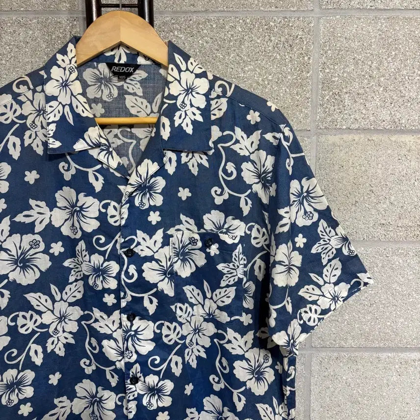 [BUNJANG] REDOX Hawaiian Short Sleeve Shirt XL / REDOX 레드옥스 하와이안 반팔셔츠 XL(ns201 남방