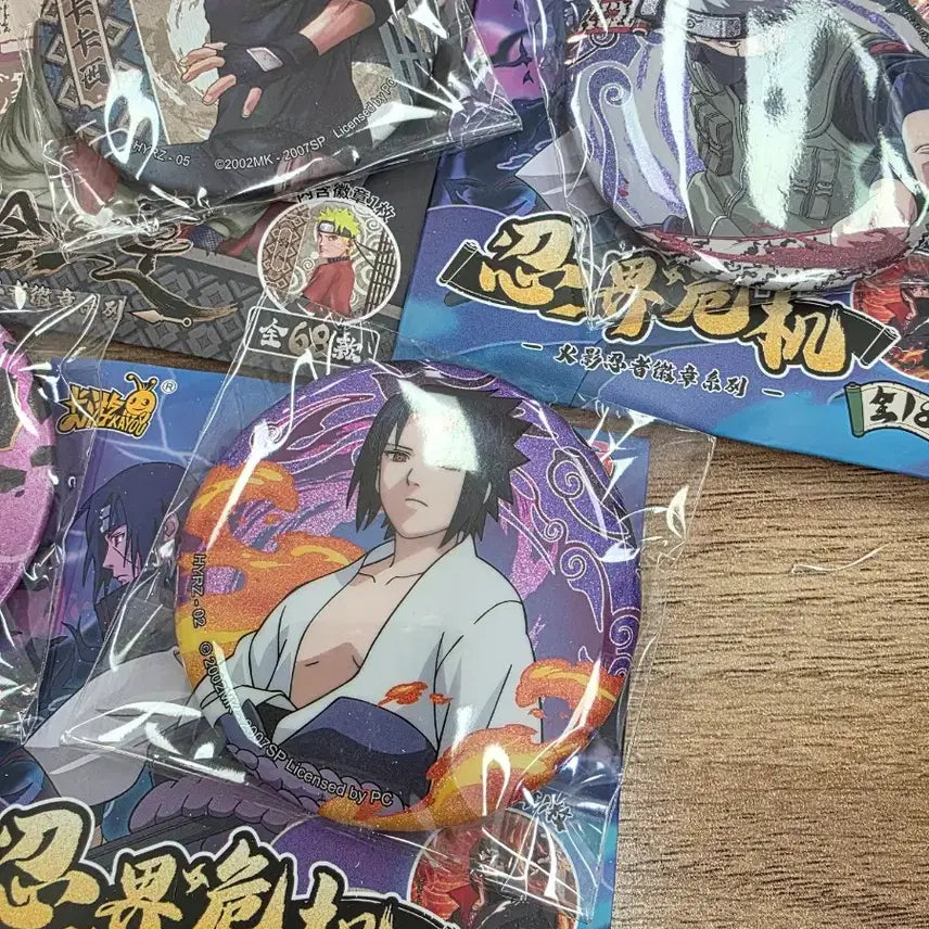 [BUNJANG] Naruto Character Badge Collection / 나루토 캐릭터 뱃지 컬렉션