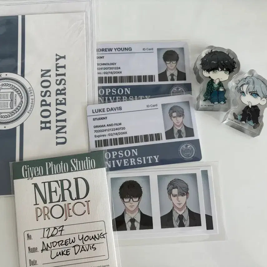 [BUNJANG] Nerd Project Student ID, Photo, Acrylic, Bundle Set / 너드 프로젝트 너드프 학생증 증사 코롯토 아크릴 일괄 판매