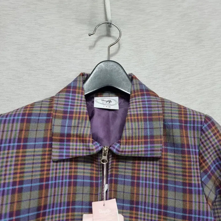 [BUNJANG] Daylife Crop Check Jacket (Women&