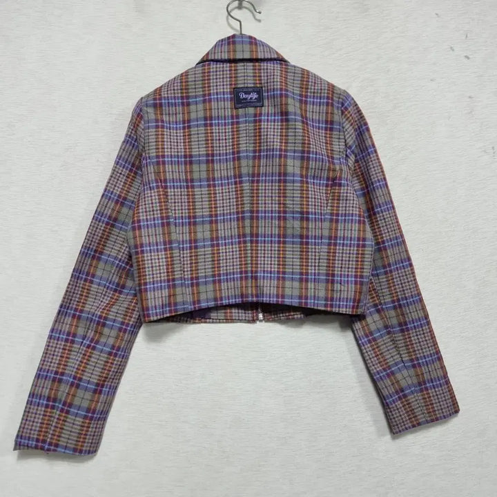 [BUNJANG] Daylife Crop Check Jacket (Women&