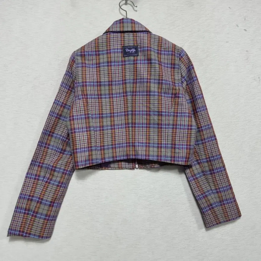 [BUNJANG] Daylife Crop Check Jacket (Women&