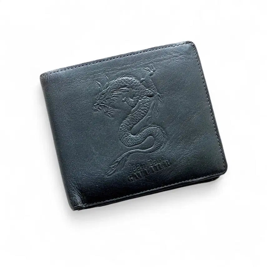 [BUNJANG] Jean Paul Gaultier Dragon Leather Bifold Wallet / 장폴고티에 드래곤 레더 반지갑