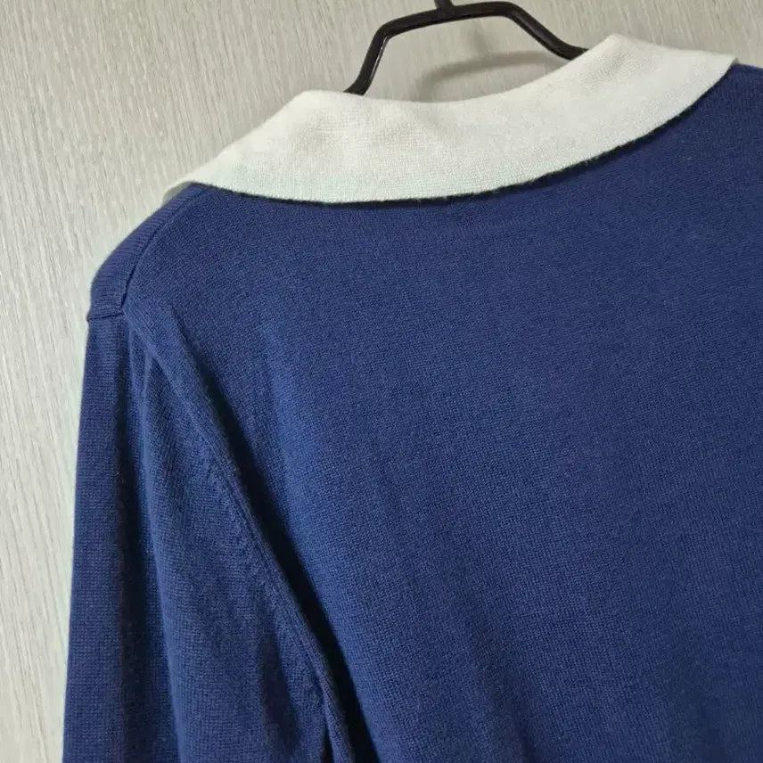 [BUNJANG] Grove Knit Crop Top / 그로브 니트 크롭니트 카라니트
