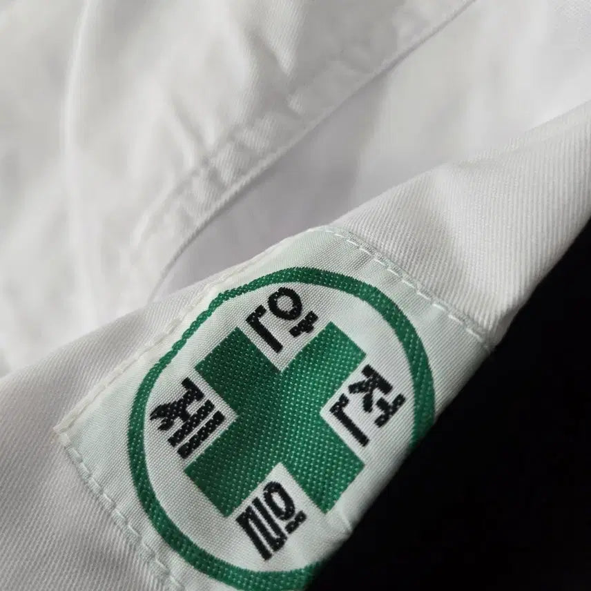 [BUNJANG] Generic White Work Uniform Top / 흰색작업복(2장)위생복 상의 점퍼 새상품