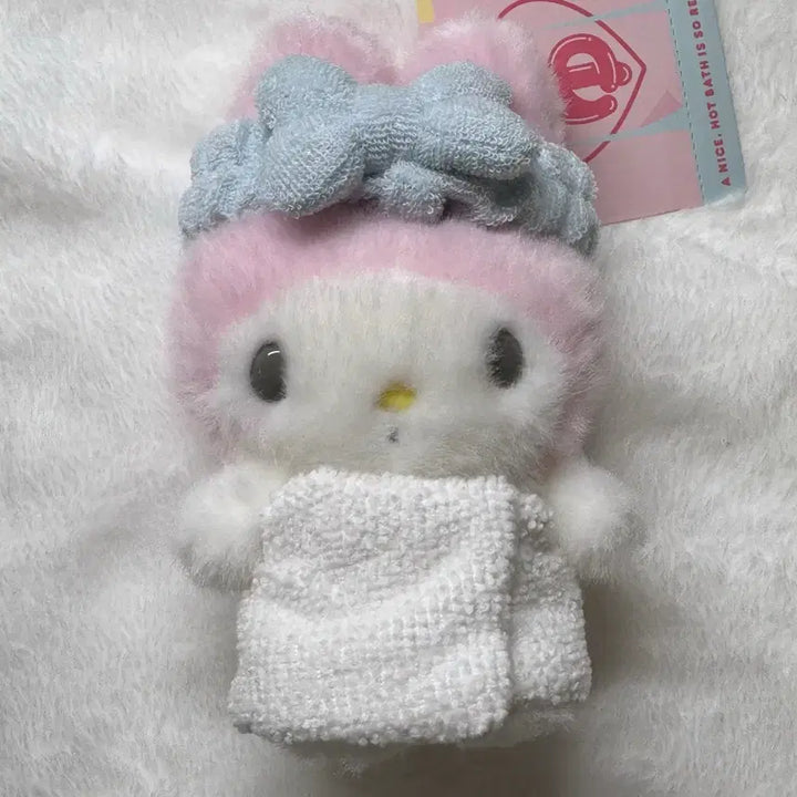 [BUNJANG] Sanrio My Melody Hot Spring Mascot Keyring Plush / 산리오 마이멜로디 온천 마스코트 키링 인형