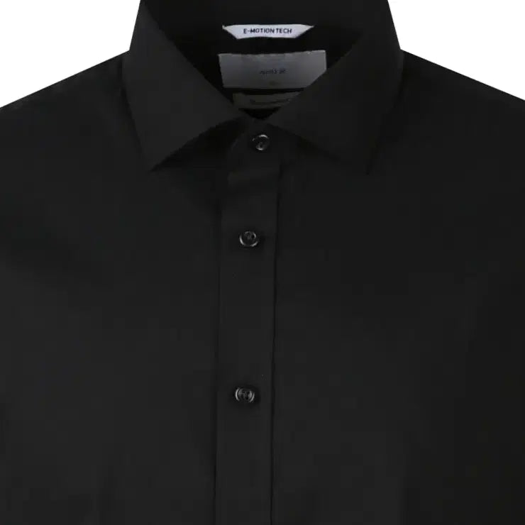 [BUNJANG] Ziozia And Z Solid Black Dress Shirt / 지오지아 And Z / 앤드지 솔리드 블랙 드레스 셔츠 / 100