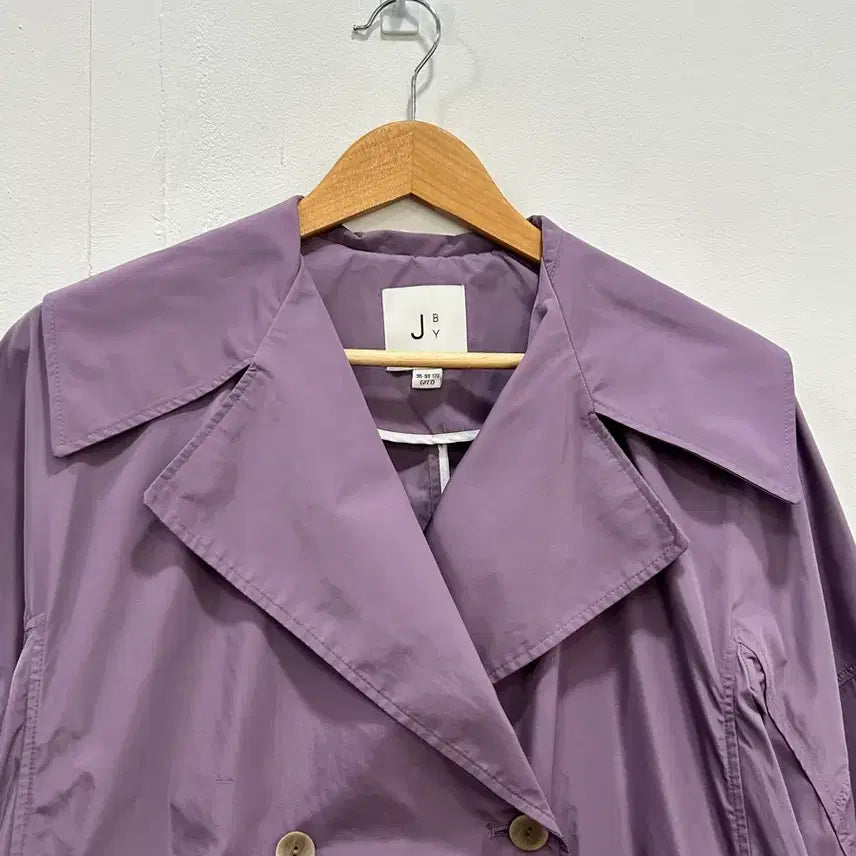 [BUNJANG] J BY Trench Coat - Purple - Women&