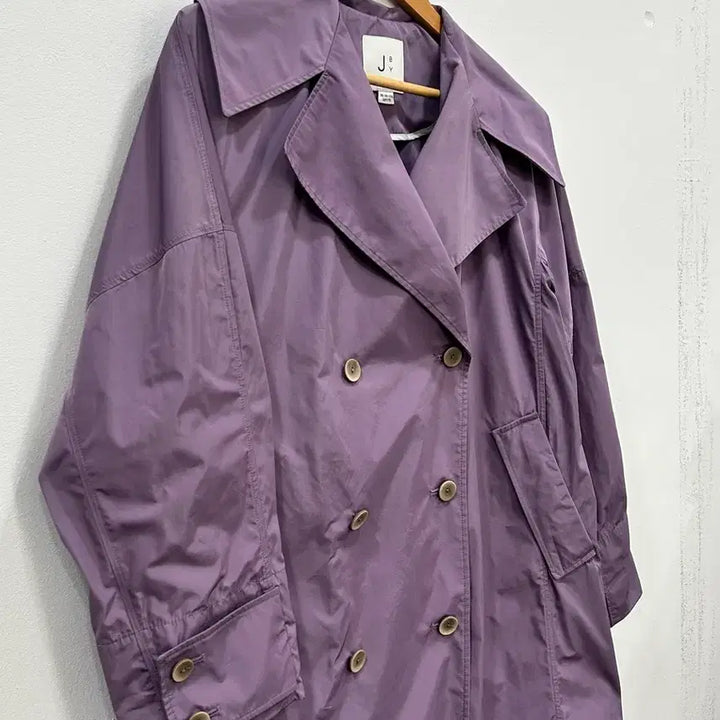 [BUNJANG] J BY Trench Coat - Purple - Women&