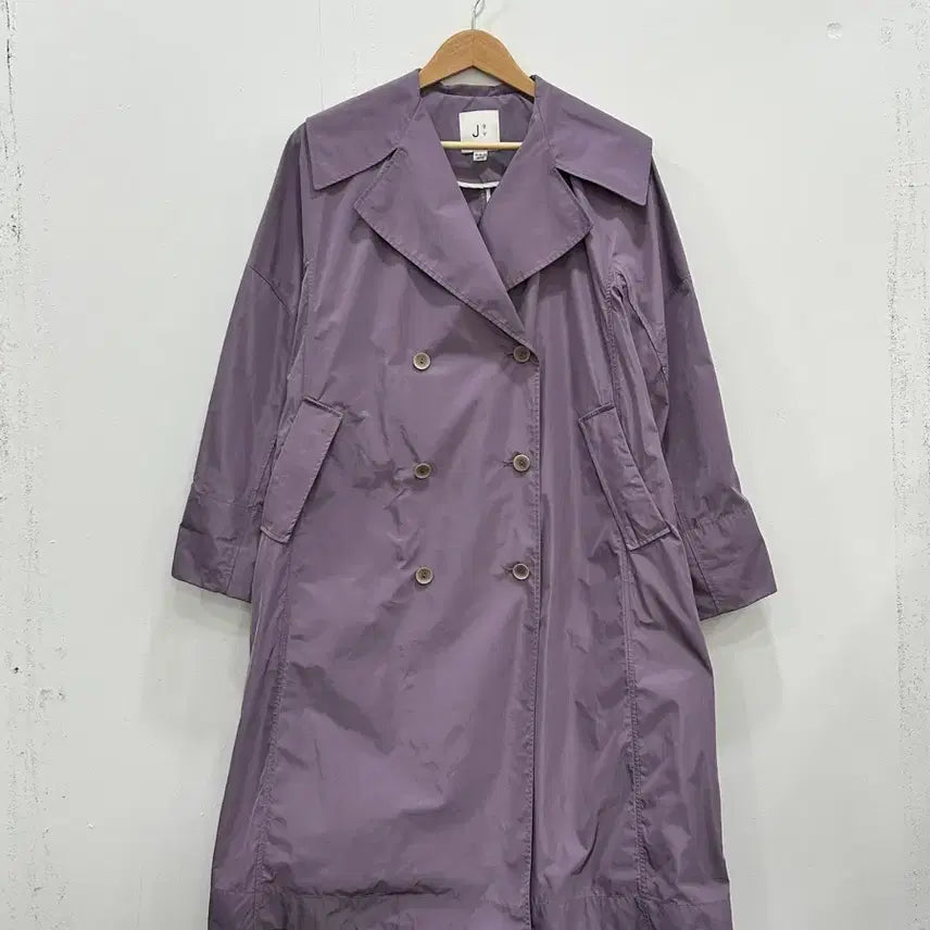 [BUNJANG] J BY Trench Coat - Purple - Women&
