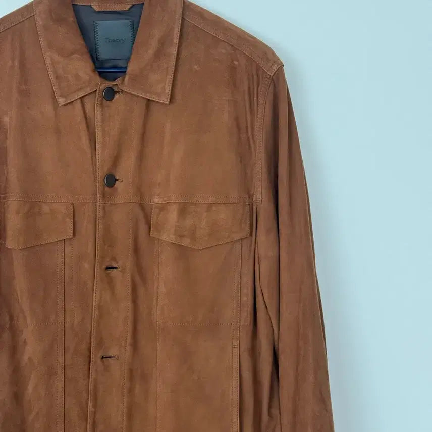 [BUNJANG] Theory Lambskin Suede Jacket / 띠어리 양가죽 스웨이드 자켓
