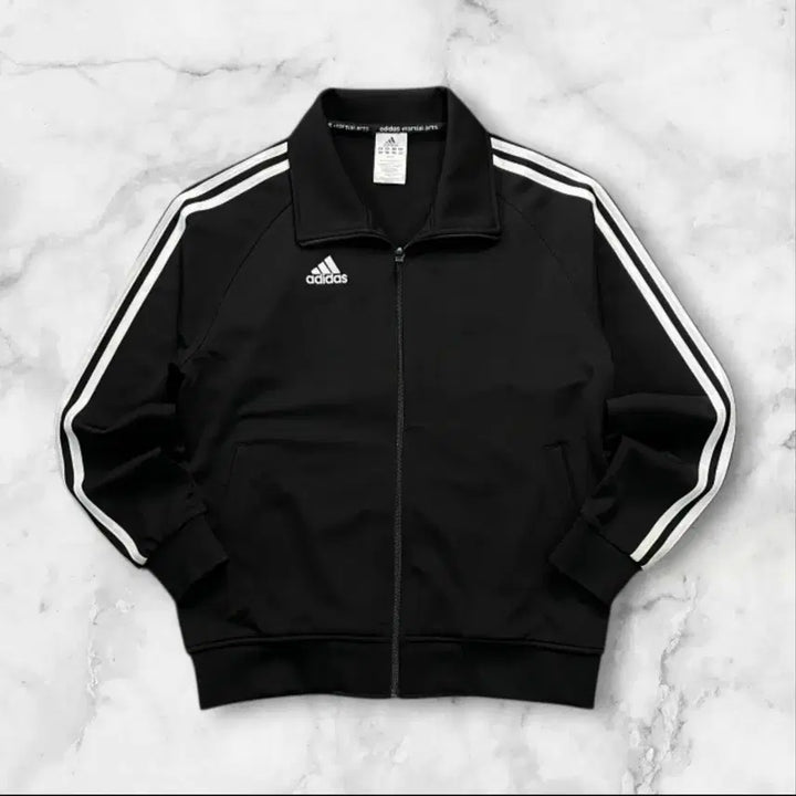 [BUNJANG] Adidas 3-Stripes Black Track Top / 아디다스 삼선 블랙 트랙탑100