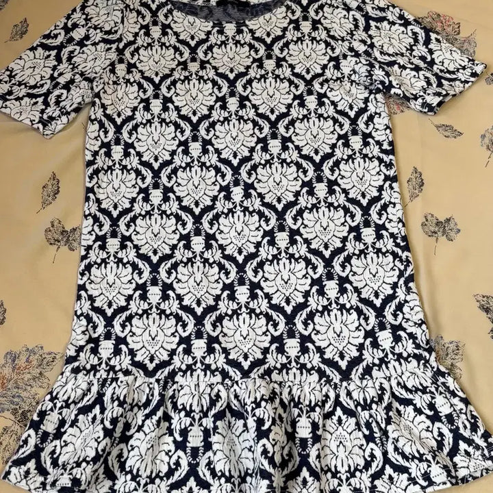 [BUNJANG] Jack &amp; Jill Pattern Mini Dress / 잭앤질 패턴 반팔 원피스