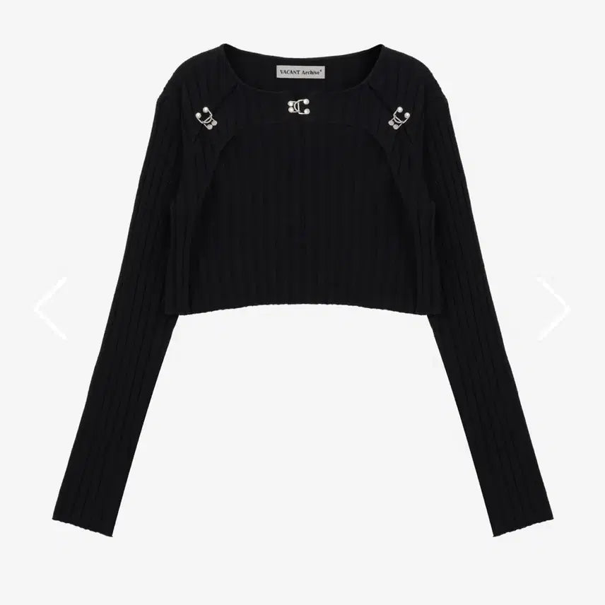 [BUNJANG] VACANT Archive Bolero Cardigan Black S / 새상품) VACANT Archive 볼레로 가디건 블랙 S