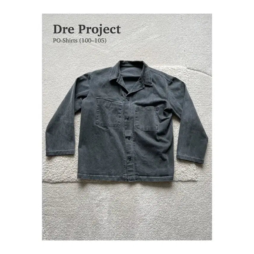 [BUNJANG] Dre Project PO-Shirts Utility Double Pocket / 드레프로젝트 PO-Shirts (100-105)