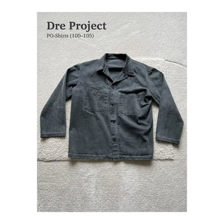 [BUNJANG] Dre Project PO-Shirts Utility Double Pocket / 드레프로젝트 PO-Shirts (100-105)
