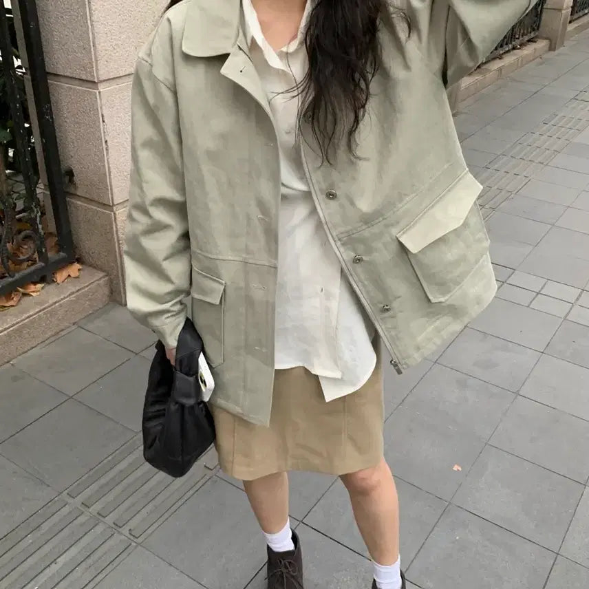 [SOLD OUT] 도매택 워크자켓 야상 로우너