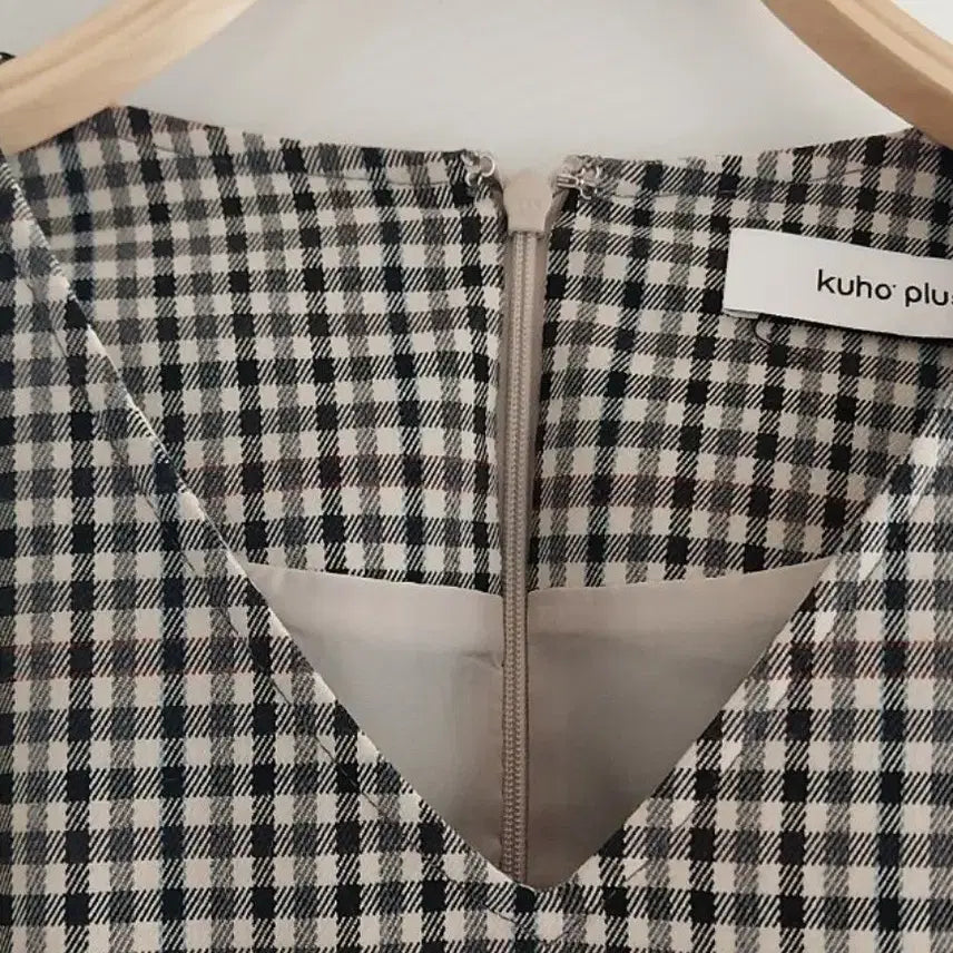 [BUNJANG] Kuho Plus Checkered Dress / 구호플러스 원피스