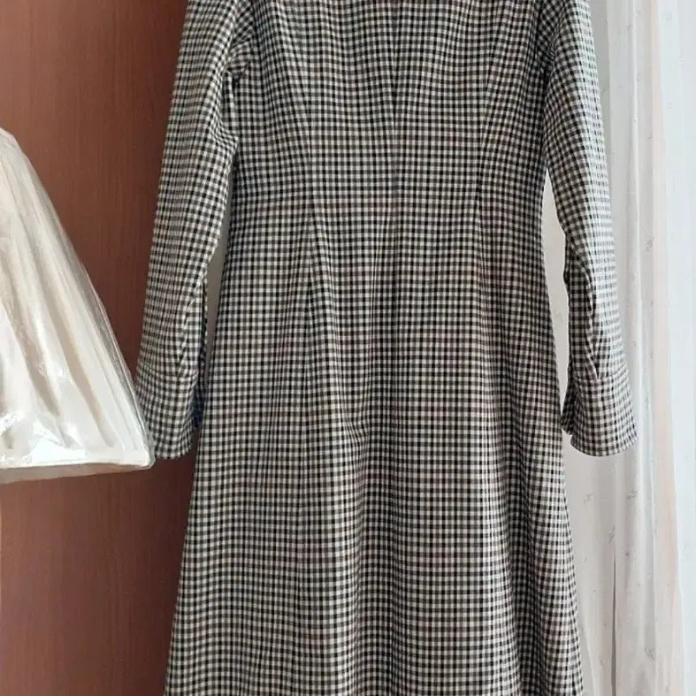 [BUNJANG] Kuho Plus Checkered Dress / 구호플러스 원피스