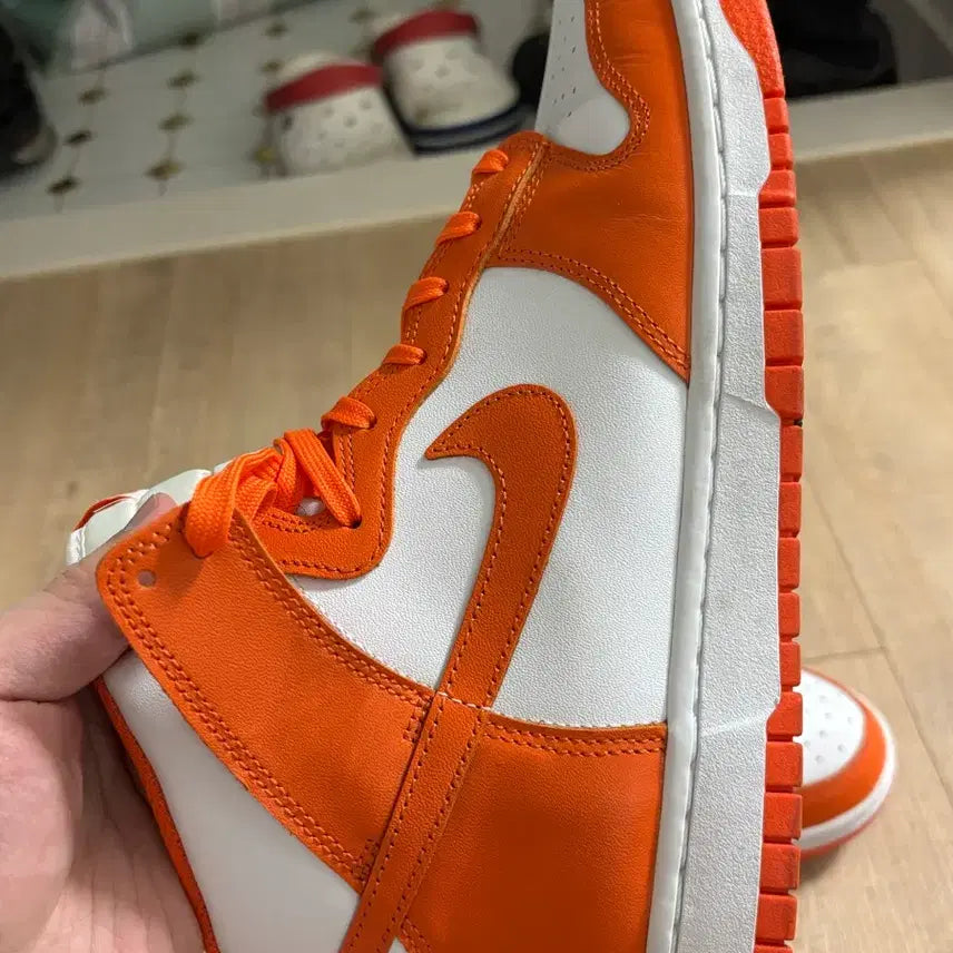 [BUNJANG] Nike Dunk High Orange 275mm Sneakers / [박스+보증서] 나이키 덩크 하이 오렌지 275mm