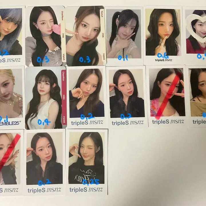 [BUNJANG] tripleS msnz Object POB Photocard / 트리플에스 msnz 시그 옵젝 오브젝트 특전 미공포 포카 양도 판매